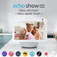 Echo Show 10 (3rd Gen) | HD smart display with motion and Alexa | Blanco