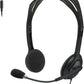 Logitech H111 Wired Headset, Stereo Headphones with Noise-Cancelling Microphone, 3.5 mm Audio Jack, PC/Mac/Laptop/Smartphone/Tablet - Black