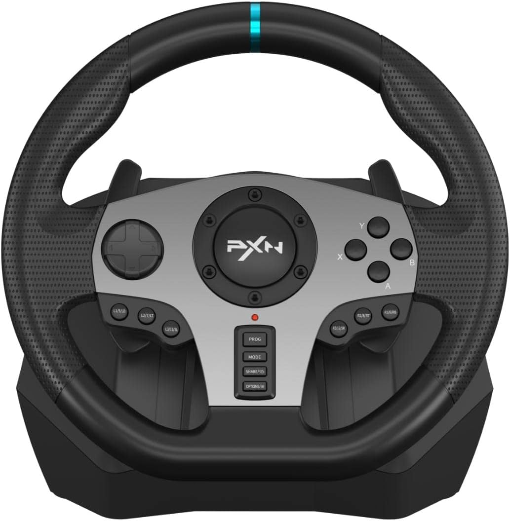 PXN V9 Steering Wheel,  for PC,Xbox One,Nintendo Switch,PS3,PS4,Xbox Series S/X