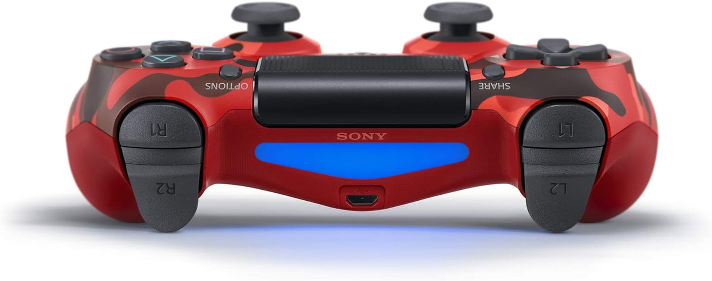 PlayStation Dualshock 4 Wireless Controller, 4, Red Camouflage (pre owned)