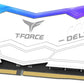 TEAMGROUP T-Force Delta RGB DDR5 Ram 32GB (2x16GB) 6200MHz PC5-49600 CL38 Desktop Memory Module Ram for 600 700 Series Chipset XMP 3.0 Ready White FF4D532G6200HC38ADC01-GC