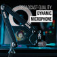 Rode PodMic Cardioid Dynamic Broadcast Microphone - black