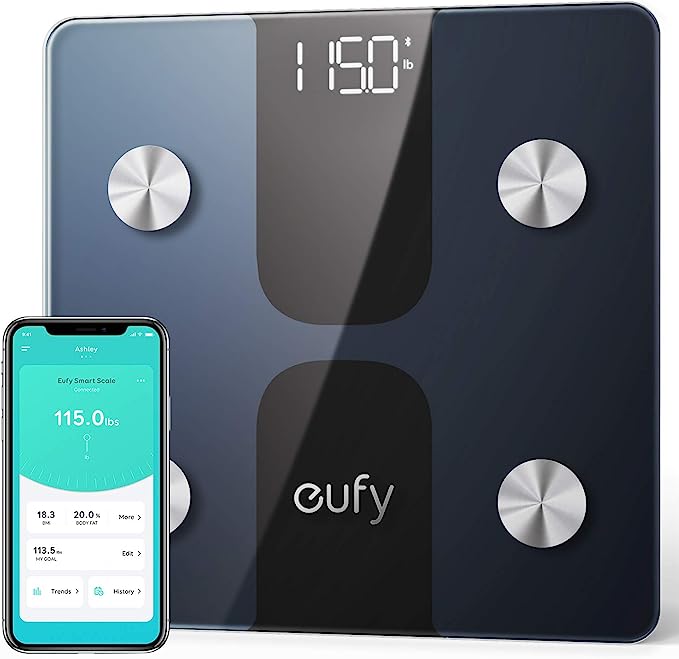 eufy by Anker, Smart Scale C1 with Bluetooth, Body Fat Scale,