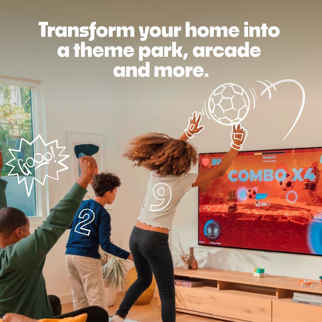 Nex Playground Game System, Indoor Family Game Night, Fun Games & Physical Play, Unique AI-Powered Motion Tracking Video Game Console