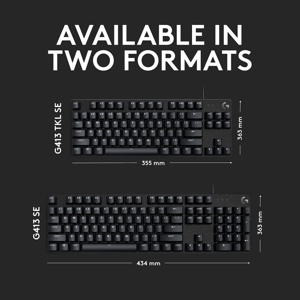 Logitech G413 Se Full-Size Mechanical Gaming Keyboard