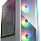 Cougar Archon 2 Mesh RGB, Elegant ARGB Mid Tower Case with Powerful Mesh Intakes, White