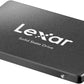 Lexar 1TB NS100 SSD 2.5” SATA III Internal Solid State Drive, Up to 550MB/s Read, Gray (LNS100-1TRBNA)