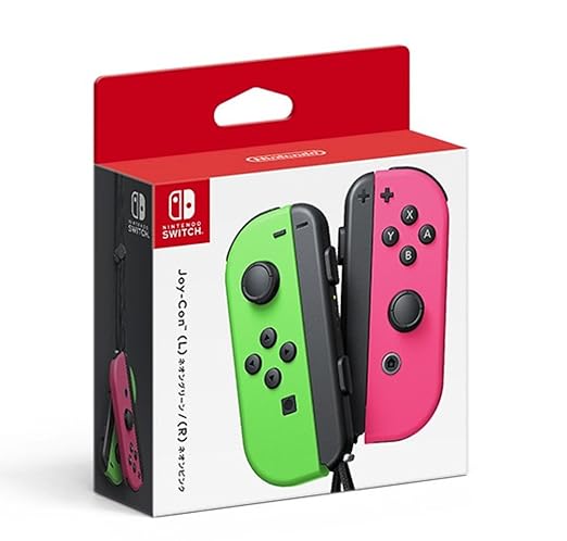 Nintendo Switch - Joy-Con (L/R)-Neon Green/Neon Pink Games Corner 