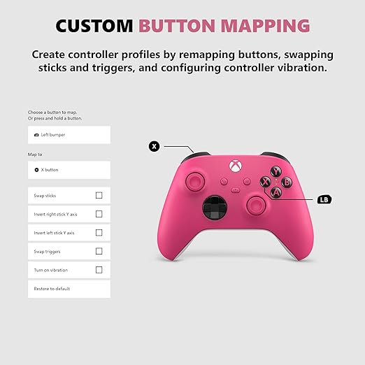Xbox Core Wireless Gaming Controller – Deep Pink