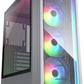 Cougar Archon 2 RGB, Archon 2 RGB Brilliant ARGB Mid Tower Case with Crystalline Tempered Glass, White