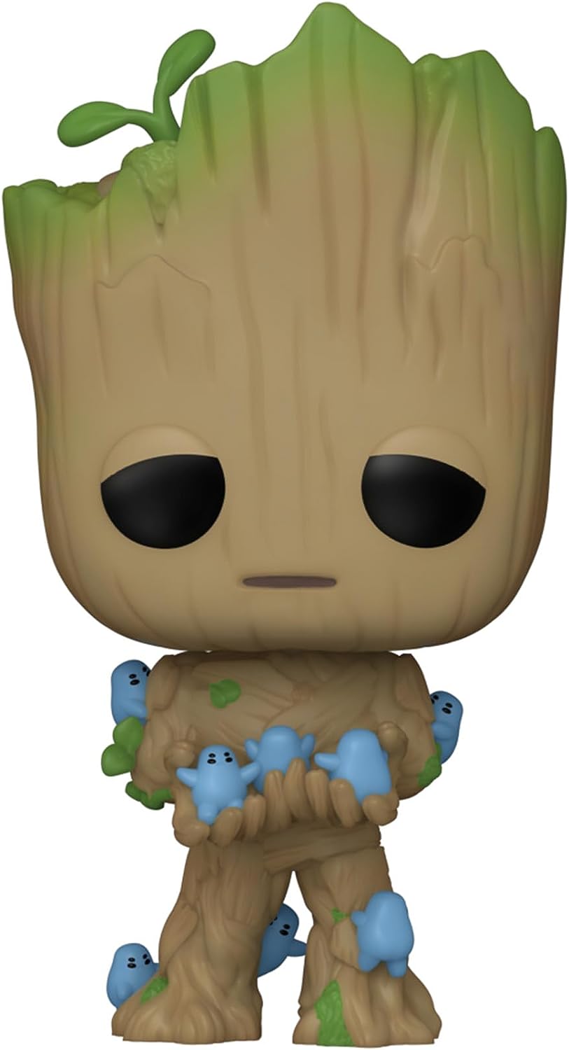 Funko Pop! Marvel: I Am Groot, Groot with Grunds