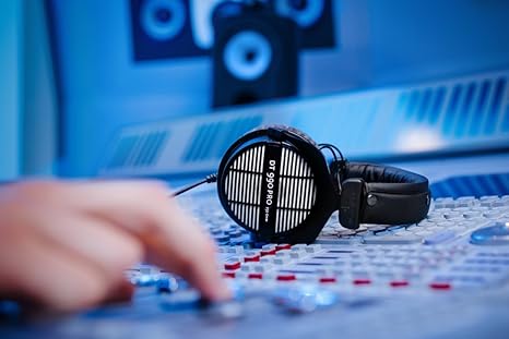 beyerdynamic DT 990 Pro 250 ohm Over-Ear Studio Headphones for Mixing, Mastering, and Editing