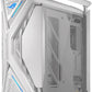 ASUS ROG Hyperion GR701 PC Case, Supports 2 x 420mm Radiators, 4 x 140mm PWM Fans, Flip Side Panels, Integrated VGA Support and ARGB Hub, Front Panel 2 x USB Type-C White