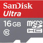 Professional Ultra SanDisk 16GB  MicroSDHC Card with Custom Hi-Speed, Includes Standard SD Adapter. (UHS-1 A1 Class 10 Certified 98MB/s)