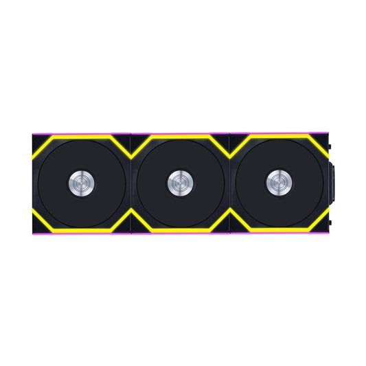 Lian Li UNI Fan SL - Wireless 120 - Triple Pack (Reverse Blade) ARGB Fan - 2.4 GHz Wireless Signal for RGB & Fan Control - Controller Included and Required - Black (12RSL1W3B)