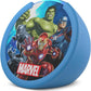 Amazon Echo Pop Kids (Newest Model) – Marvel Avengers Design, Age-Appropriate Audiobooks, Sleep Routines & Alexa+ Learning Experiences