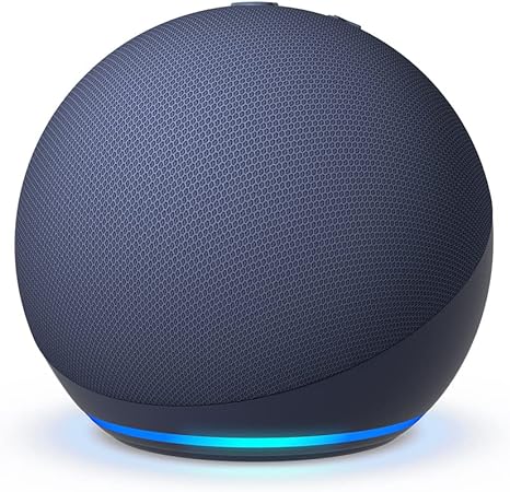 All-New Echo Dot (5th Gen, 2022 release) | With bigger vibrant sound, helpful routines and Alexa | Deep Sea Blue