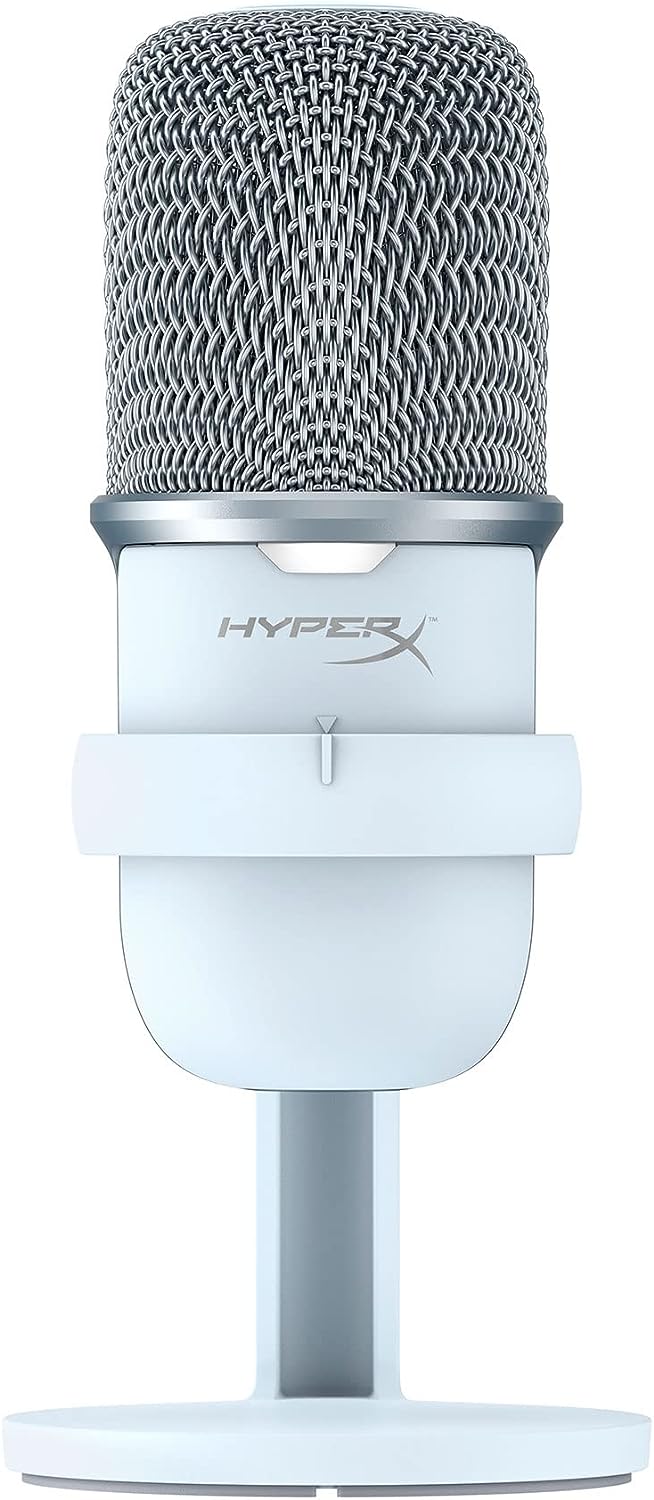 HyperX SoloCast- 24 Bit Upgrate - USB Condenser Gaming Microphone, for PC, PS4, and Mac, Tap-to-Mute Sensor, Cardioid Polar Pattern, Gaming, Streaming, Podcasts, Twitch, YouTube, Discord