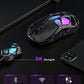 GravaStar Mercury X Pro Wireless Gaming Mouse, Come with 8K Dongle – 32,000 DPI PAW 3950 Sensor, 8,000Hz Polling Rate, Only 49g, Magnesium Alloy Hollow Frame, RGB Lighting, 5 Programmable Buttons