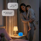 Yango Yasmina Lite AI Smart Speaker, Bilingual Arabic & English, Music, Stories, Quran, Screen-free Learning for Kids, Routine helper for Parents,blue
