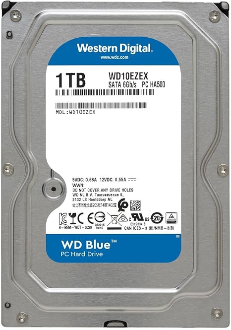 Western Digital Blue WD10EZEX 1TB SATA Hard Disk-GC