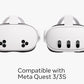 Meta Quest 3,3S Elite Strap with Battery, White