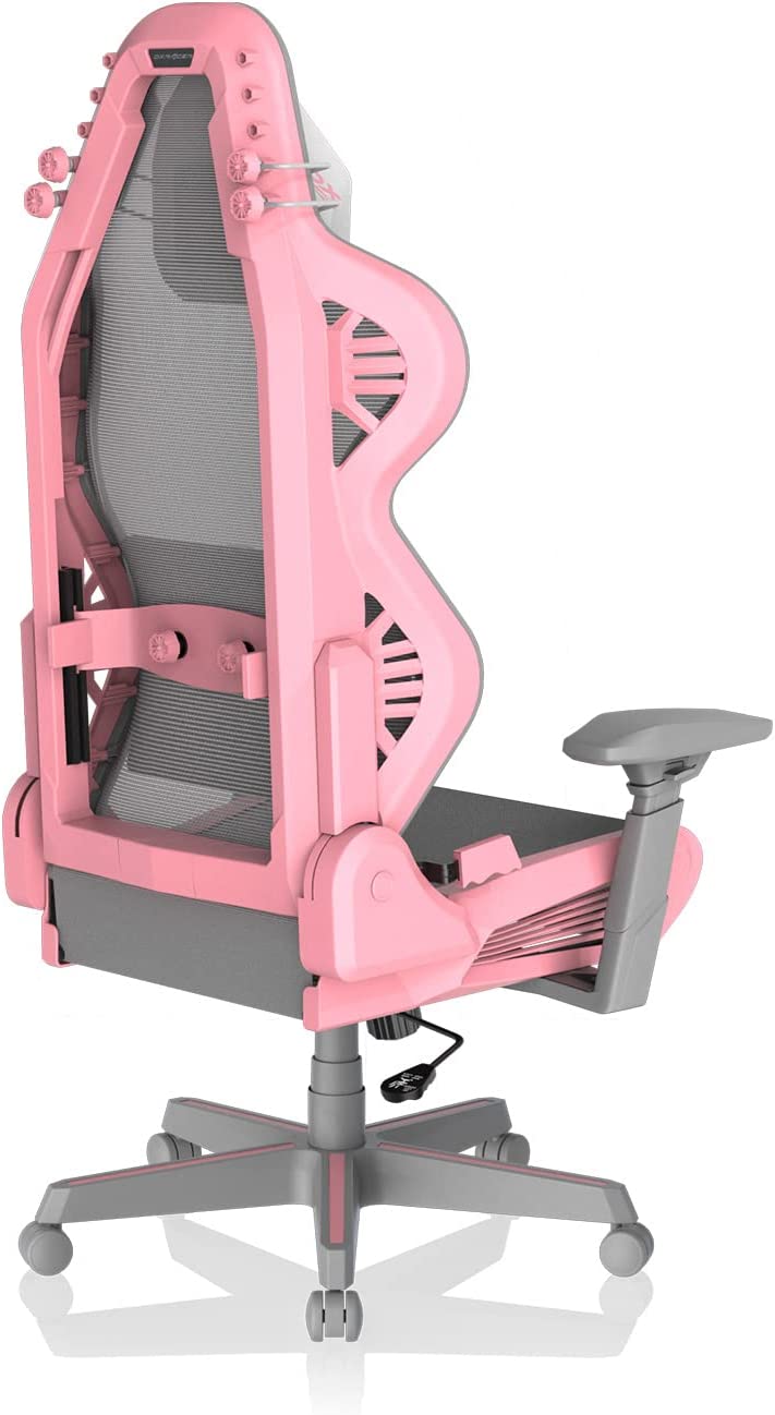 DXRacer Air Gaming Chair, Ultra-Breathable Mesh, 3D Armrests-Grey and Pink