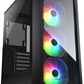 Cougar Archon 2 RGB, Archon 2 RGB Brilliant ARGB Mid Tower Case with Crystalline Tempered Glass, Black