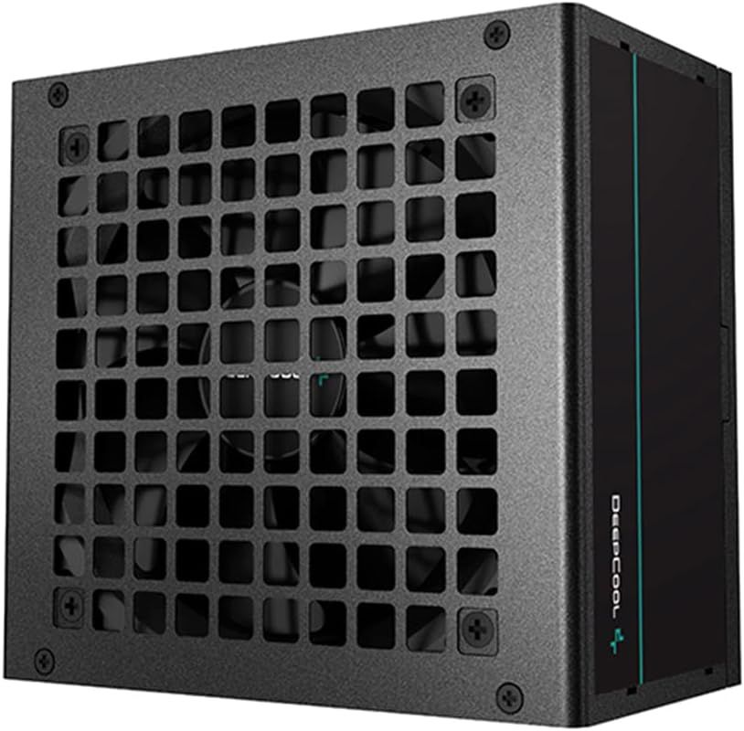 Deepcool PF650D 80 Plus Standard Power Supply, 650 Watts, 120mm Fan Size, Active PFC + Double Tube Forward, Taiwan Bulk Capacitor, Hypro Bearing, OPP/OVP/SCP Protection, Black | R-PF650D-HA0B-UK