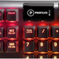 SteelSeries USB Apex 5 Hybrid Mechanical Gaming Keyboard – Per-Key RGB Illumination – Aircraft Grade Aluminum Alloy Frame – OLED Smart Display (Hybrid Blue Switch)-GC