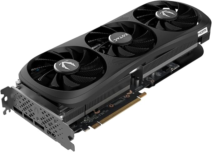 ZOTAC Gaming GeForce RTX 4070 Ti Super Trinity Black Edition DLSS 3 16GB GDDR6X 256-bit 21 Gbps PCIE 4.0 Gaming Graphics Card, IceStorm 2.0 Advanced Cooling, Spectra RGB Lighting, ZT-D40730D-10P