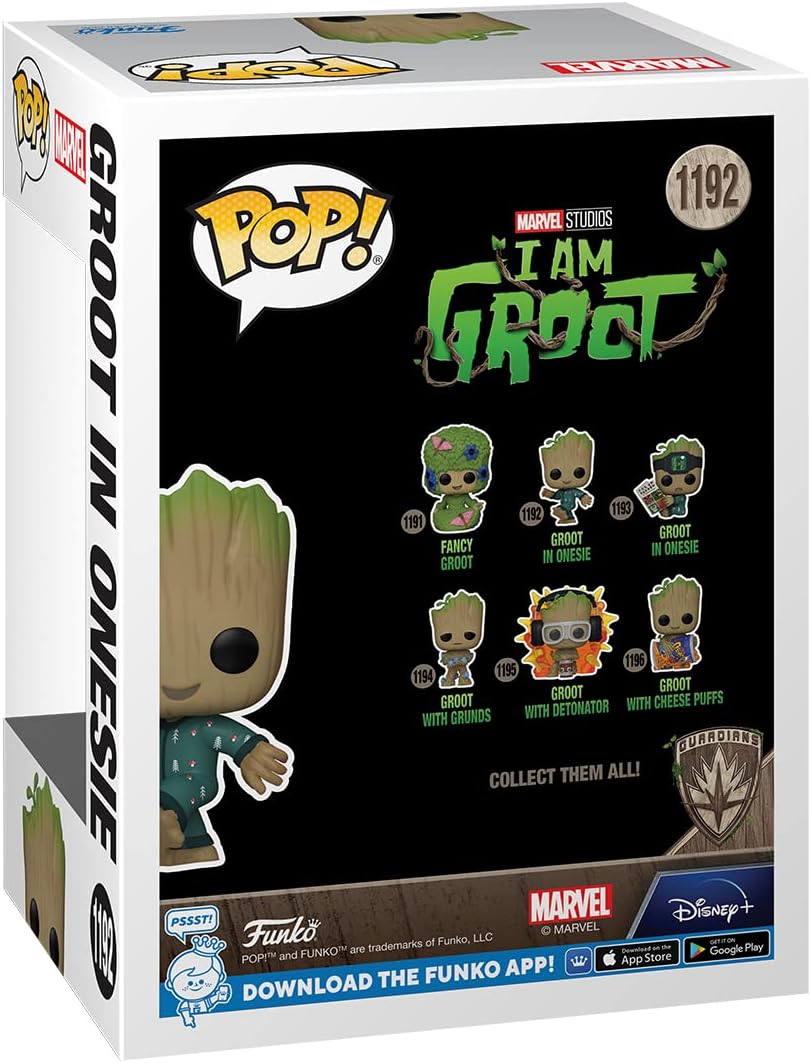 Funko Pop! Marvel: I Am Groot, Groot in Onesie