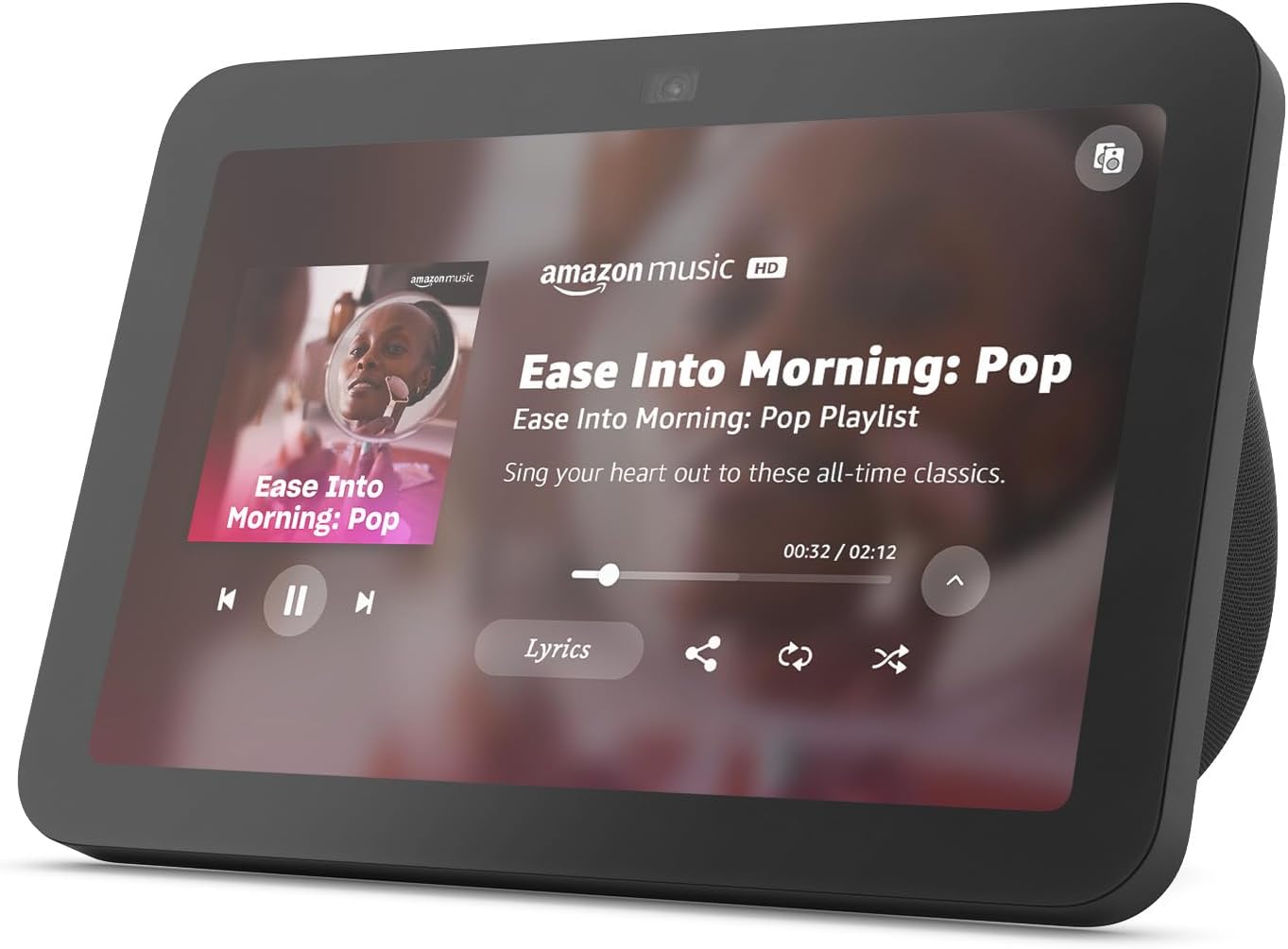 Amazon Echo Show 8, with Spatial Audio, Smart Home Hub, Charcoal, with Alexa+ Early Access