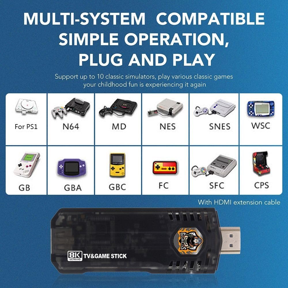 Wireless Controller Android TV Box Game Console Retro Game Stick