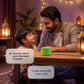 Yango Yasmina Lite AI Smart Speaker, Bilingual Arabic & English, Music, Stories, Quran, Screen-free Learning for Kids, Routine helper for Parents, Green