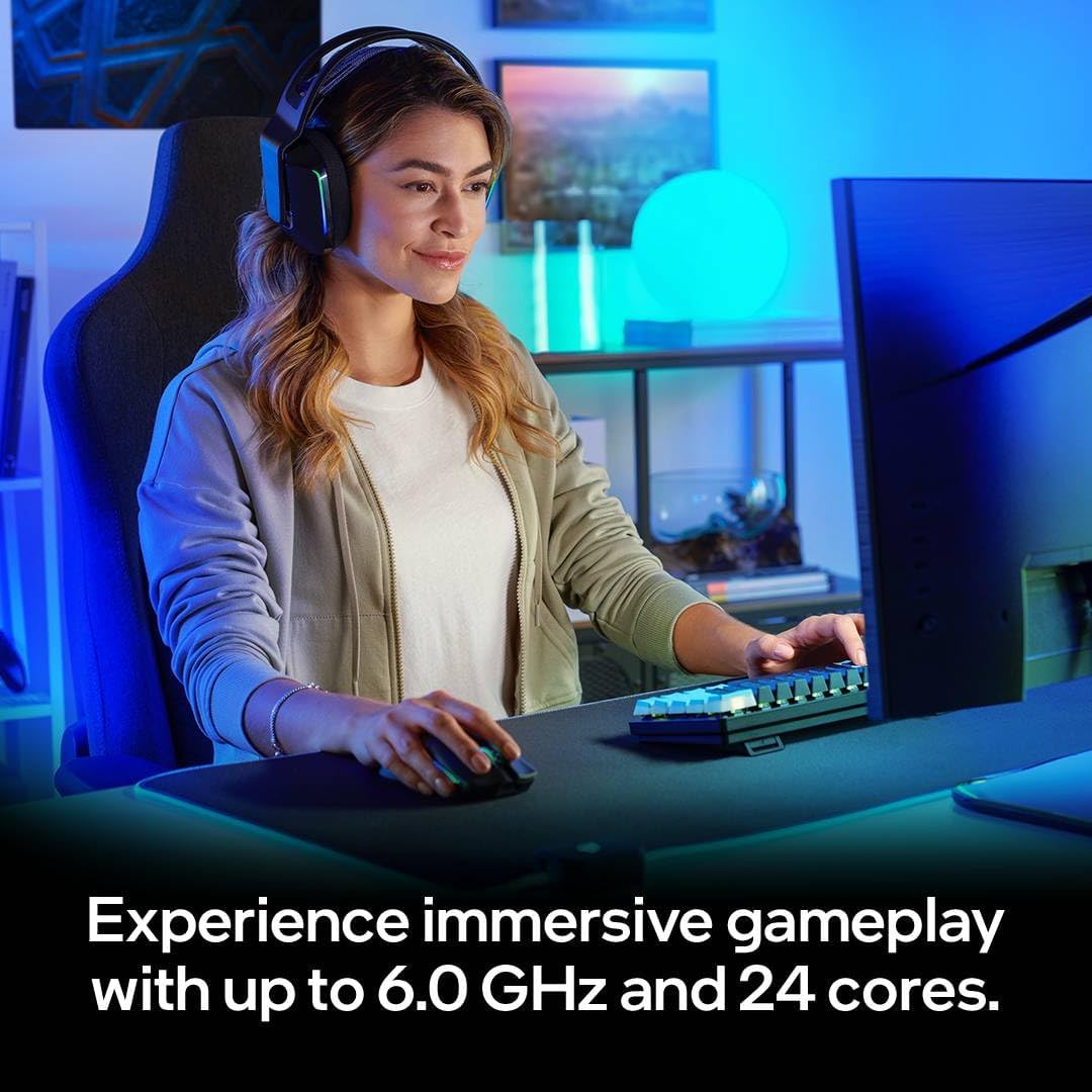 Intel Core i9-14900K 3.2 GHz 24-Core LGA 1700 14th Gen Processor, 24 Cores & 32 Threads, 36MB Cache Memory, 6GHz MaxTurbo Boost, Intel UHD Graphics 770, 2CH DDR5, 192GB Max, Tray.