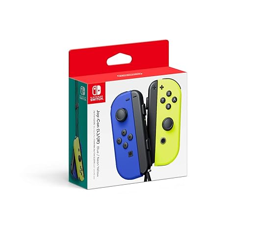 Nintendo Switch Blue/Neon Yellow Joy-Con (L-R) Games Corner 