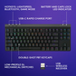 Logitech - G515 LIGHTSPEED TKL Wireless Mechanical Tactile (Brown) Switch Gaming Keyboard with LIGHTSYNC RGB - Black