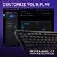 Logitech - G515 LIGHTSPEED TKL Wireless Mechanical Tactile (Brown) Switch Gaming Keyboard with LIGHTSYNC RGB - Black