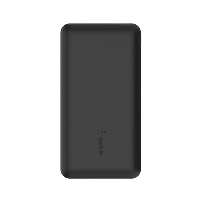 Belkin BOOST CHARGE 3-Port Power Bank 10K+ USB-A to USB-C Cable-Black