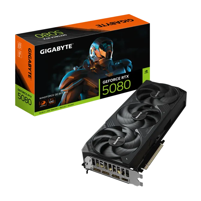 Gigabyte GeForce RTX™ 5080 WINDFORCE OC SFF 16GB GPU