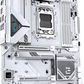 GIGABYTE B850 EAGLE ICE AMD B850 AM5 ATX Motherboard, DDR5 8200MHz (OC), PCIe 5.0 x16, 3× M.2 NVMe, Realtek 2.5GbE LAN, USB 3.2 Gen 2 Type-C, HDMI 2.1, DisplayPort 1.4, Q-Flash Plus, White
