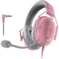 Razer BlackShark V2 X Quartz Pink Gaming Headset with 7.1 Surround Sound