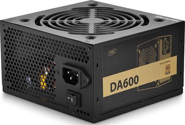 Deepcool DA600-M 80 Plus Bronze certified 600W Power Supply,140mm PWM Silent Fan | DP-BZ-DA600-MFM-GC