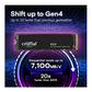 Crucial P310 2TB 232L Micron QLC NAND PCIe Gen 4 x4 NVMe M.2 Internal SSD