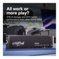 Crucial P310 2TB 232L Micron QLC NAND PCIe Gen 4 x4 NVMe M.2 Internal SSD