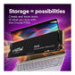 Crucial P310 2TB 232L Micron QLC NAND PCIe Gen 4 x4 NVMe M.2 Internal SSD