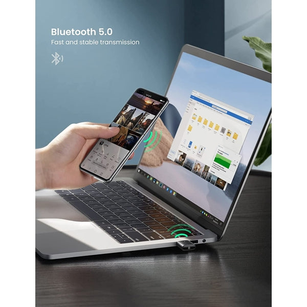 UGREEN CM390 Bluetooth Adapter 5.0 USB Dongle for PC Laptop Wireless Receiver (80889)
