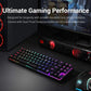 Redragon DEIMOS K599 - TKL 2.4G+Wired RGB Mechanical Red Switch Keyboard