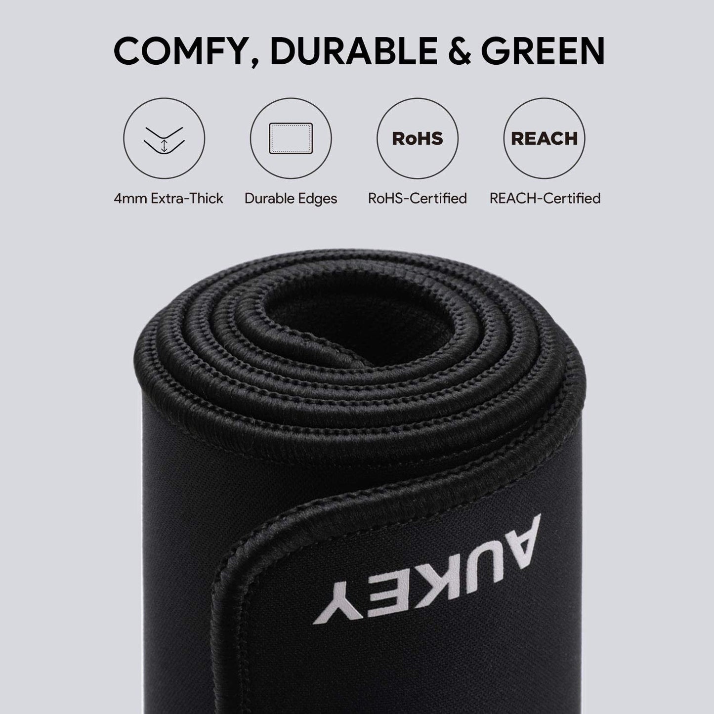 AUKEY Gaming Mouse Pad, Black – Size 900 X 400 X 4 MM